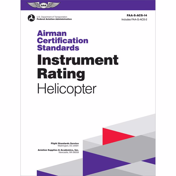 13-00985a → Somma Aero ASA Airman Certification Standards Instrument Rating Helicopter
