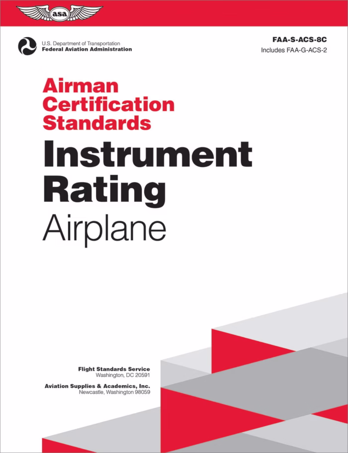 ASA Instrmnt Pilot ACS For Airplane (Softcover)