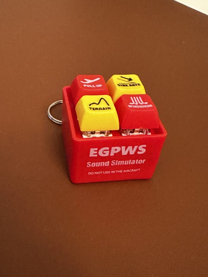 Pilot and Crew Alert Keychain EGPWS Aural Warning Sound Simulator