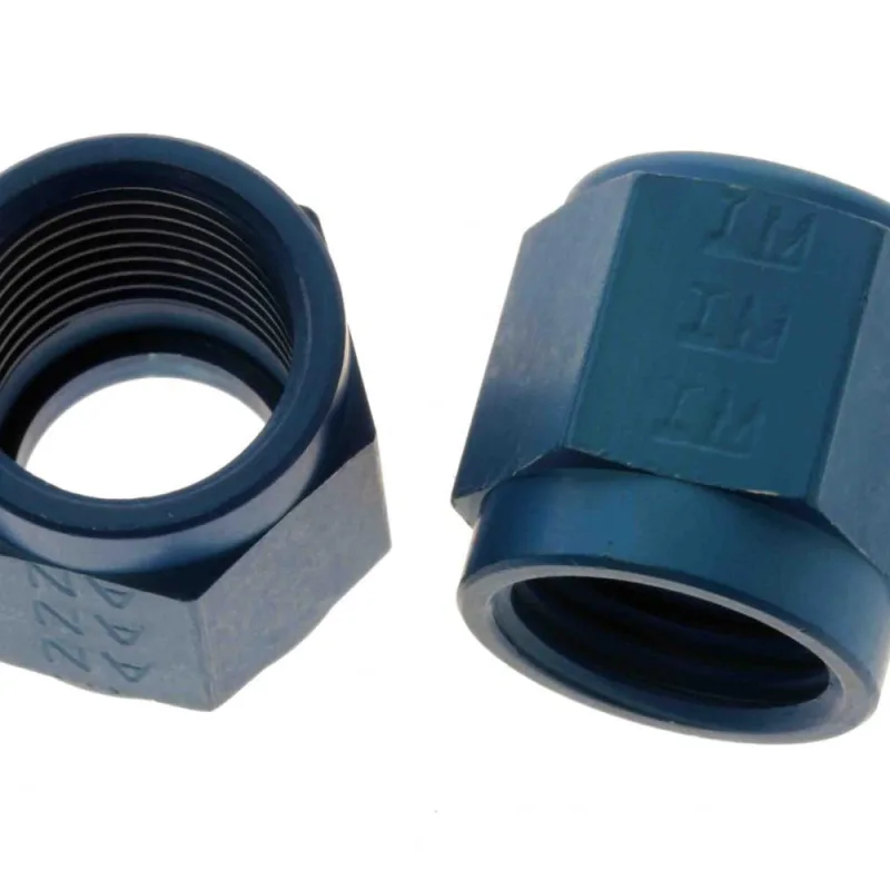 AN818-6D NUT ALUM 9/16-18 TUBE OD 3/8