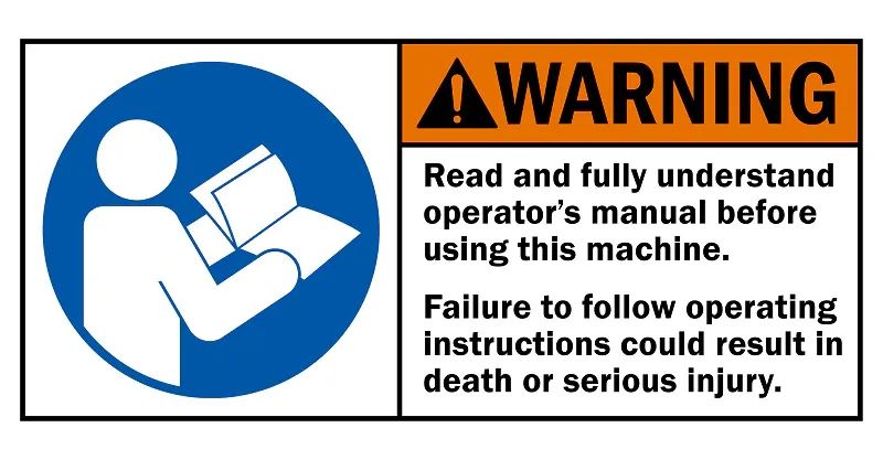 AeroCreeper Warning Labels