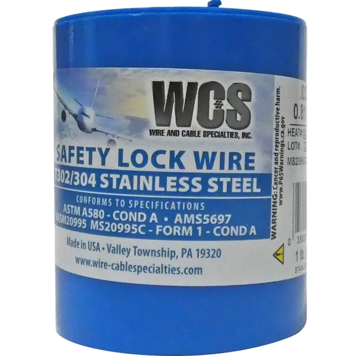 05-02685a → Somma Aero Safety Wire .039 Safety Wire Ss