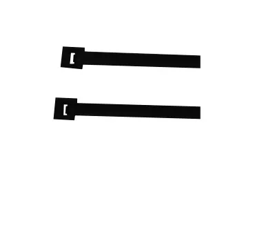 Tanis Cable Tie – 8 Inch Long 40 Lb Black Heat Stabilized (Bundle of 40)