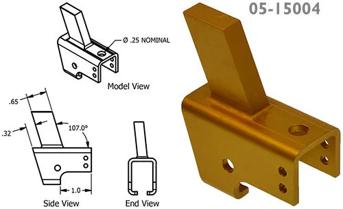 Fwd Right Hand MC1414104-61B Seat Roller Housing And Bracket Assembly