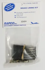 Rapco Brake Lining 4 Pack Kit RA66-105
