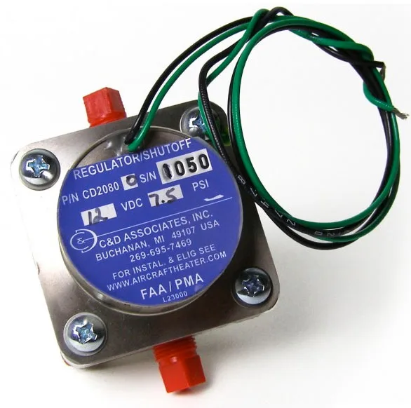Janitrol – Regulator Fuel 24V 7.5 PSI – New – CD20801S