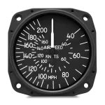 United Airspeed Indicator 40-250M/40-210K