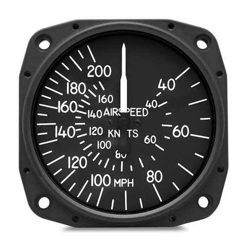 United Airspeed Indicator 40-250M/40-210K