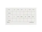 Airpath Spare Compass Deviation Card C23-807