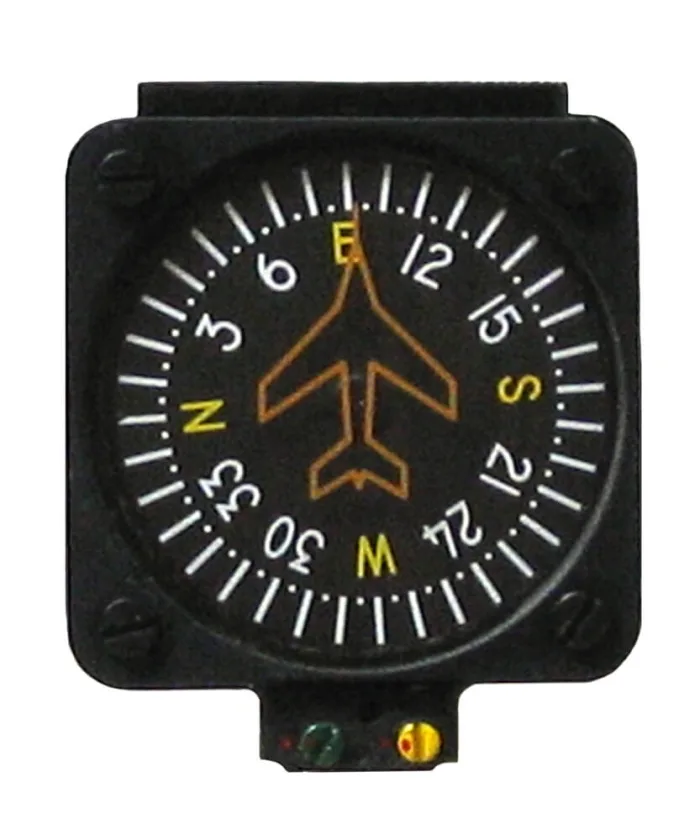 10-04173m → Somma Aero Skysports Non-TSO Vertical Card Compass 12V Lit North Hem With Mount