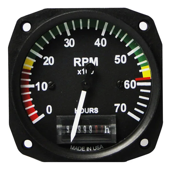 UMA 3-1/8 Electric Tachometer 0-7000 RPM With MarkinGS Rotax 912 914