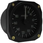 Swift 3-1/8 Airspeed Indicator 0-80 MPH