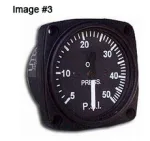UMA 2-1/4 Mechanical Oil Pressure Gauge 10 – 130 PSI Non-TSO