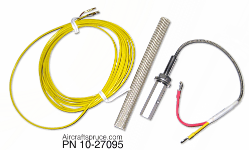 JPI Option EDM OAT Probe Sensor With Shield And Ext Wire 400510 TSO 1220