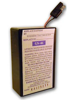 Emergency Beacon Gs-46 Battery