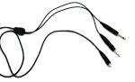 David Clark H10-60 Headset To Dual GA 5 Foot Straight Cable