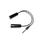 Flightcom Fc 06 Single Mic .206 To Dual Mic Adapter