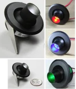 Mini Eyeball LED 12V Red