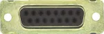 15 Pin Gold Female Sub-D Crimp Connector