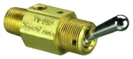 2 Way Toggle Valve 1/8 NPT Male Inlet Np Steel Toggle