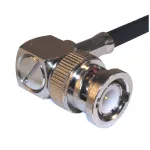 Amp Rf BNC Right Angle Crimp Plug RG-58 112162