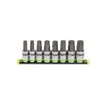 GRIPEDGE – 8-Pc 1/2 Drive Metric Hex Bit Socket Set