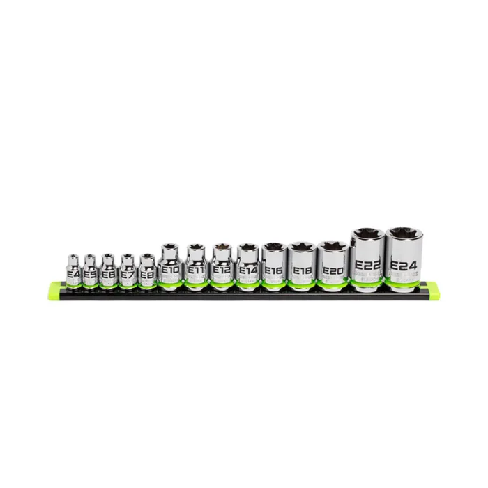 12-06628a → Somma Aero GRIPEDGE – 14-Pc E-Star Socket Set