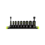 GRIPEDGE – 9-Pc 1/4 Drive Metric Socket Extractor Set