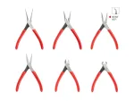 TEKTON – Mini Pliers Set 6-Piece (Needle Nose Long Nose Flat Nose Cutting) PMN99906