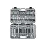 TEKTON – 3/8 Inch Drive Hex Torx Ty Torx Phillips Slotted Square Triple Square Bit Socket Set With Case (110-Piece) SHB91317