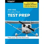 ASA Test Prep 2025-2026: Private Pilot with Prepware Software (Softcover)