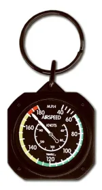 Airspeed Indicator Key Chain +