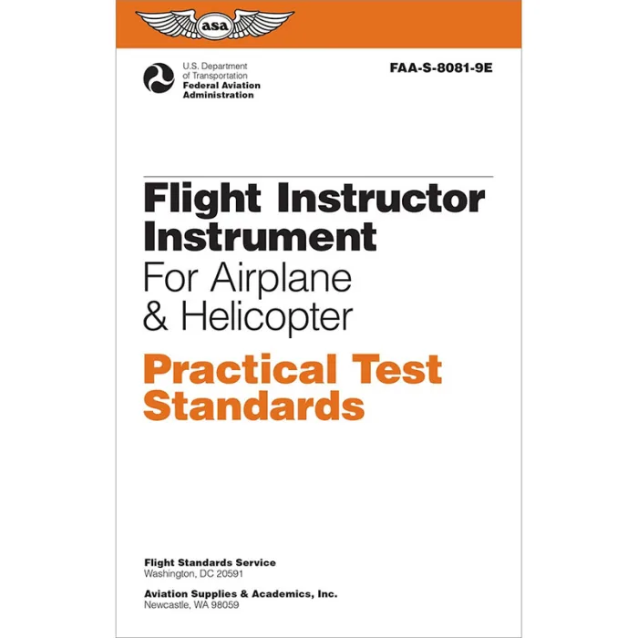 13-02296a → Somma Aero ASA Practical Test Standards (PTS): CFI Instrument Rating