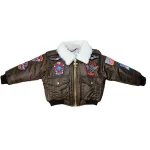 Bomber Jacket Brn Patch Y 1416