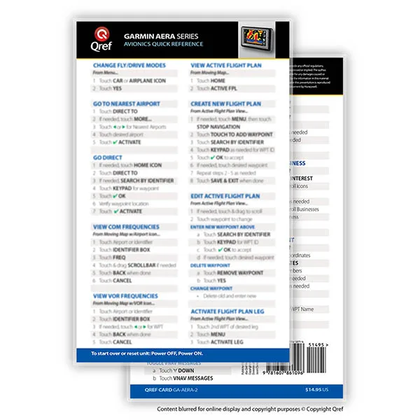 QREF GNS 480 Single Card