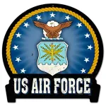 Us Air Force Metal Sign 16X15