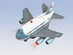 Air Force One Pullback Act Toy
