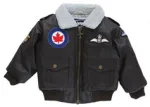 RCAF Brown Bomber Jacket 5 Patch Embroidery 10