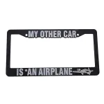 My Other Car Is An Airplane License Plate Frame