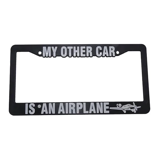 My Other Car Is An Airplane License Plate Frame