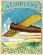 Aeroplane Brand Cigar Box Label Postcard
