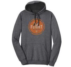 Flight Outfitters Retro Logo Hoodie Grey Xlg