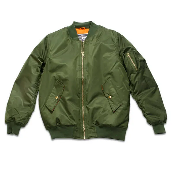 MA-1 Green Flight Jacket No Patches Medium