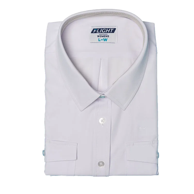 Flight Shirt Womens – No Eyelets Large Womens Fit Short Sleeve