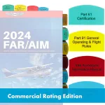 Tabs For FAR/AIM For Commercial Rating – 49 Tabs – White