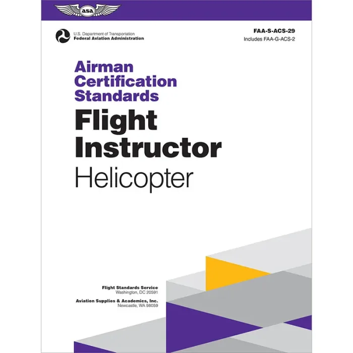 13-25499a → Somma Aero ASA Airman Certification Standards (ACS): Flight Instructor Rotorcraft