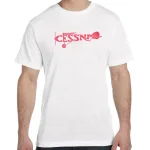 Malibu Shirts – Cessna Plane Red T-Shirt – XL