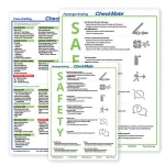 Checkmate Crew & Passenger Briefing Cards – Compact