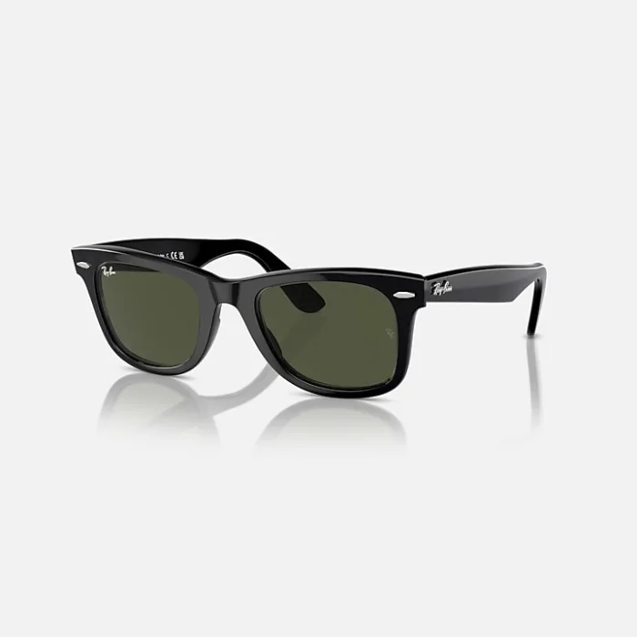 13-26466a → Somma Aero Ray-Ban Sunglasses Original Wayfarer Classic Black / G-15 Green 54 mm