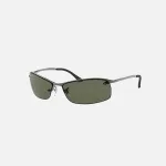 Ray-Ban Sunglasses RB3183 Gunmetal / Dark Green 63 mm